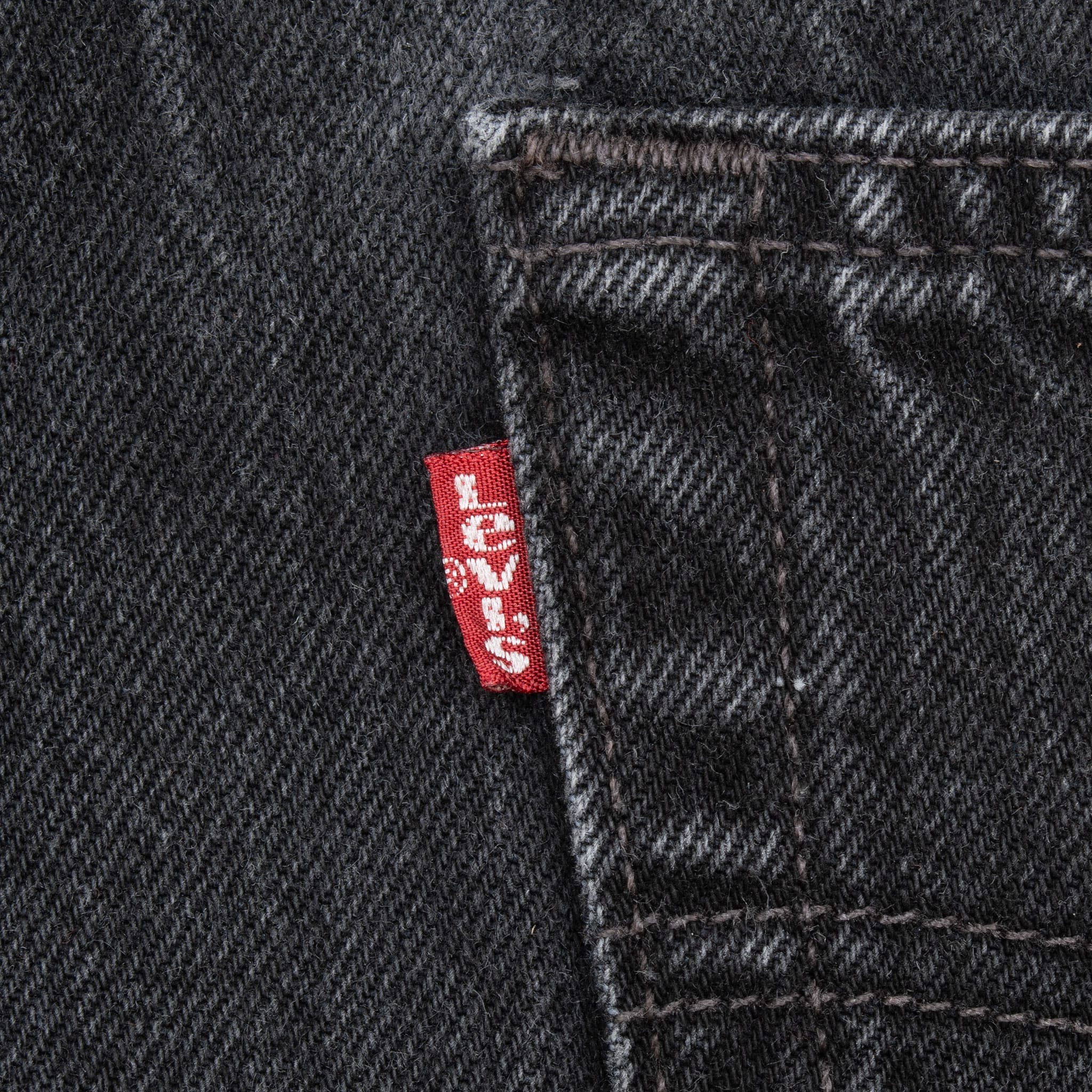 VINTAGE LEVIS 501 BLACK JEANS SIZE 33X35 1990S MADE IN USA