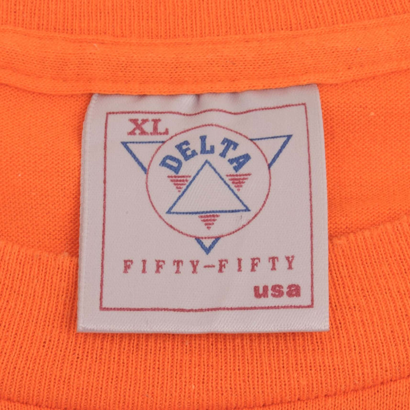 Vintage Ncaa Clemson University Tigers 1990S Tee Shirt Size Xl Made In Usa With Single Stitch Sleeves