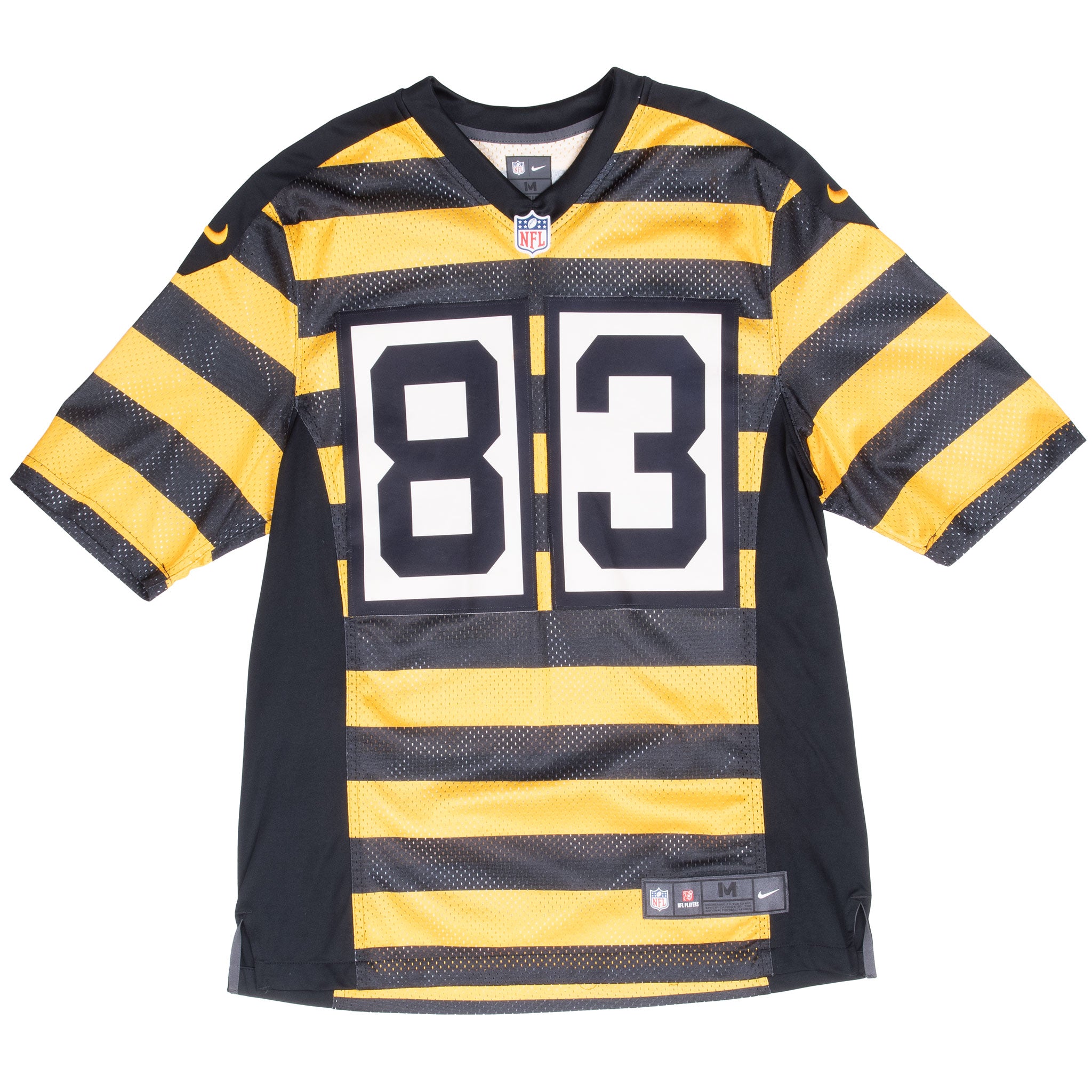 Vintage Nfl Pittsburgh Steelers Miller #20 Stripes Nike Jersey 2000S Size Medium