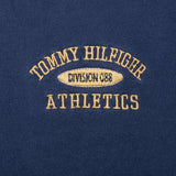 Vintage Tommy Hilfiger Athletics Blue Turtle Neck Long Sleeve Tee Shirt Size Small