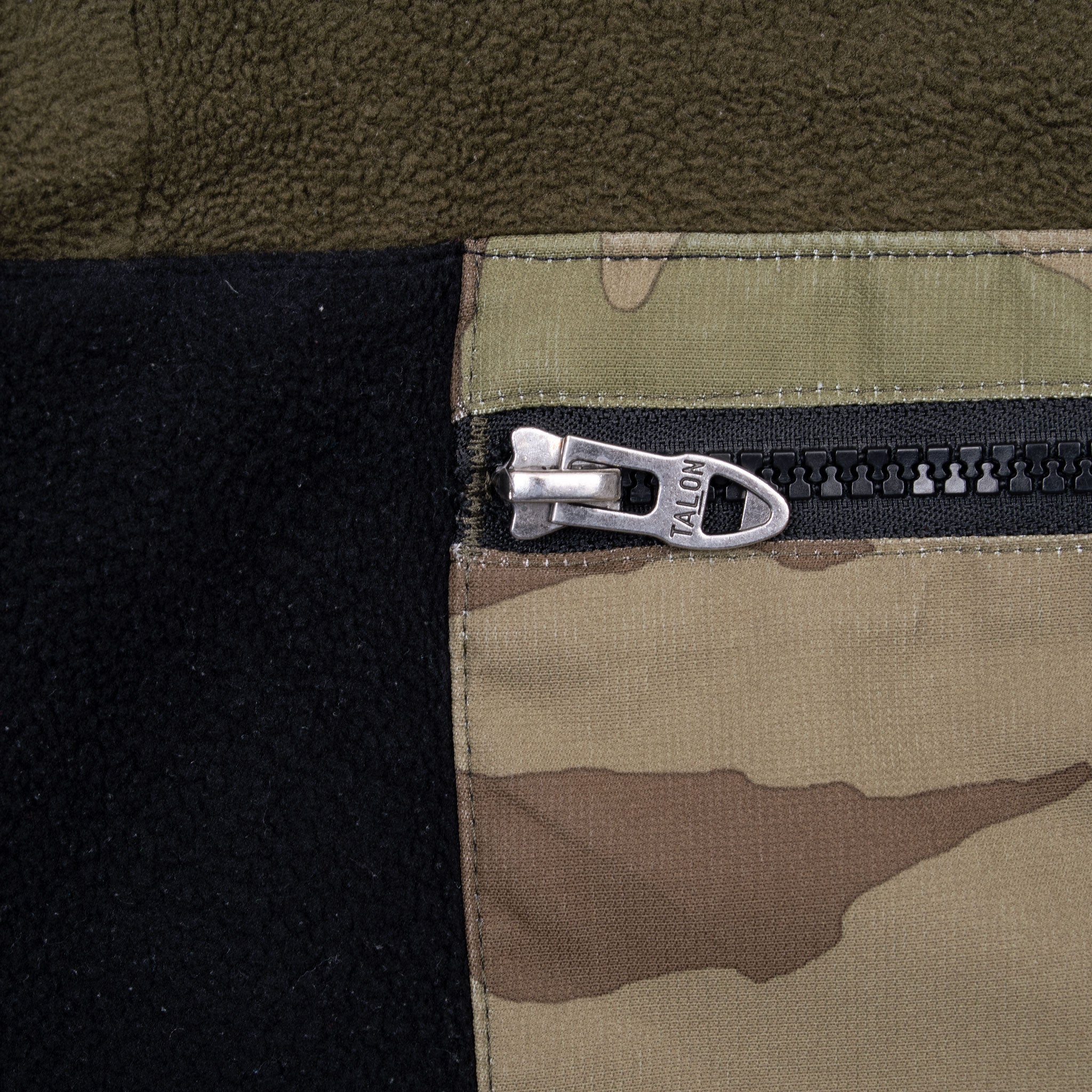 Vintage Ralph Lauren Camo Pullover Fleece Jacket Size XL