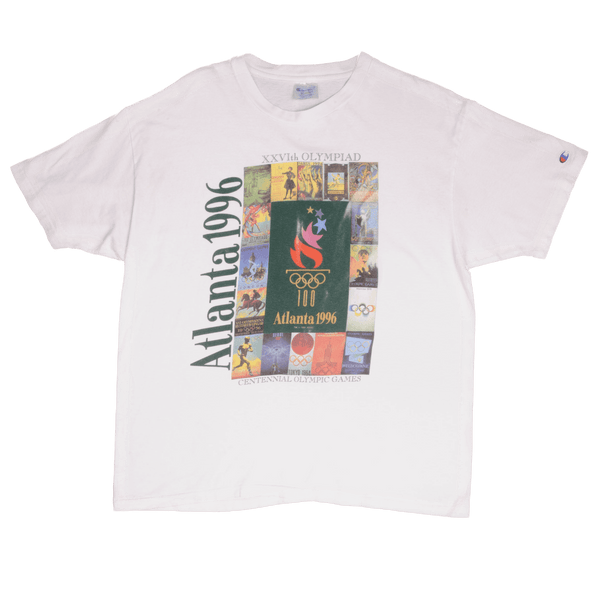 VINTAGE CHAMPION ATLANTA OLYMPICS 1996 TEE SHIRT SIZE XL MADE IN USA