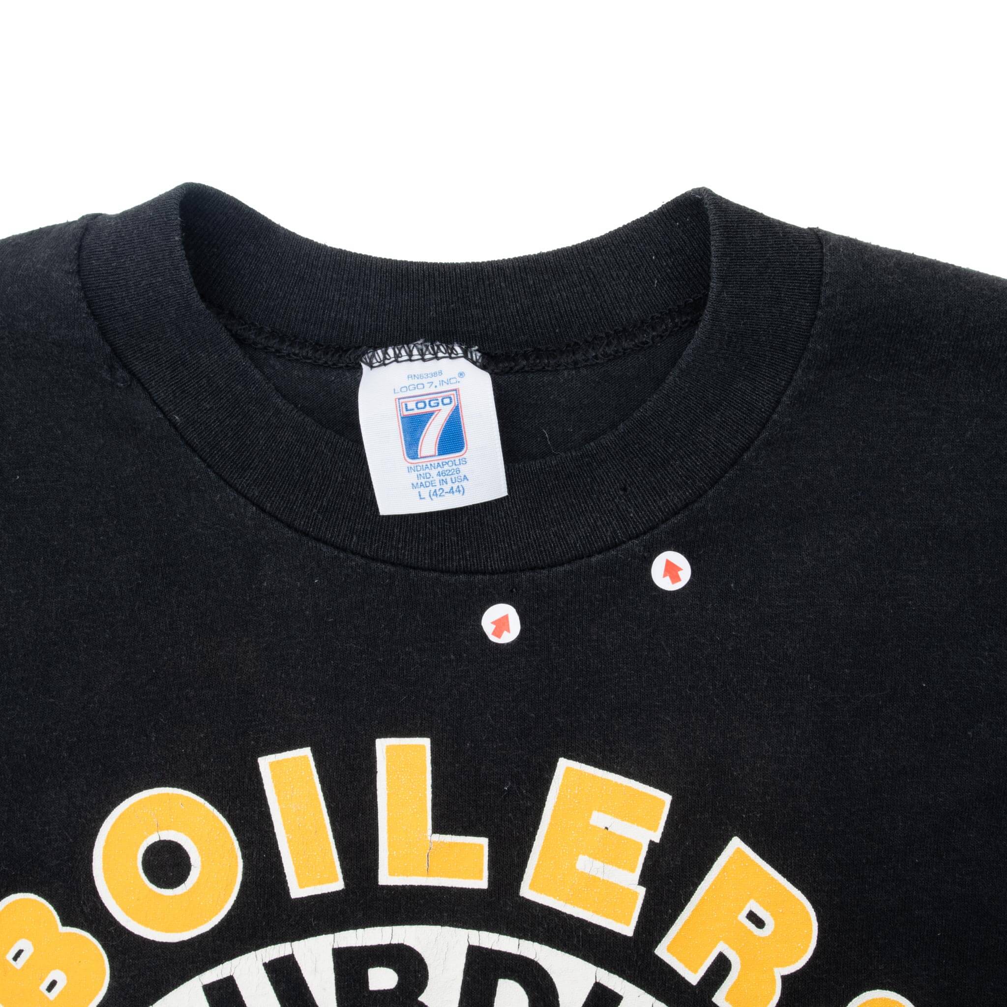 VINTAGE PURDUE UNIVERSITY BOILERS CLUB TEE SHIRT 1980S MEDIUM MADE IN USA