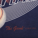 Vintage Mlb Tie Dye New York Ny Yankees Tee Shirt 1993 Size Large With Single Stitch Sleeves