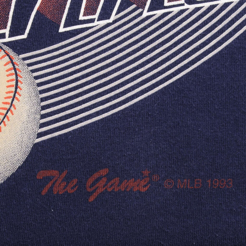 Vintage Mlb Tie Dye New York Ny Yankees Tee Shirt 1993 Size Large With Single Stitch Sleeves