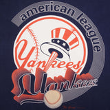Vintage Mlb Tie Dye New York Ny Yankees Tee Shirt 1993 Size Large With Single Stitch Sleeves