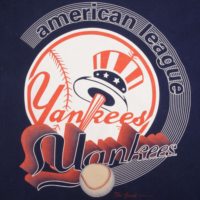 Vintage Mlb Tie Dye New York Ny Yankees Tee Shirt 1993 Size Large With Single Stitch Sleeves