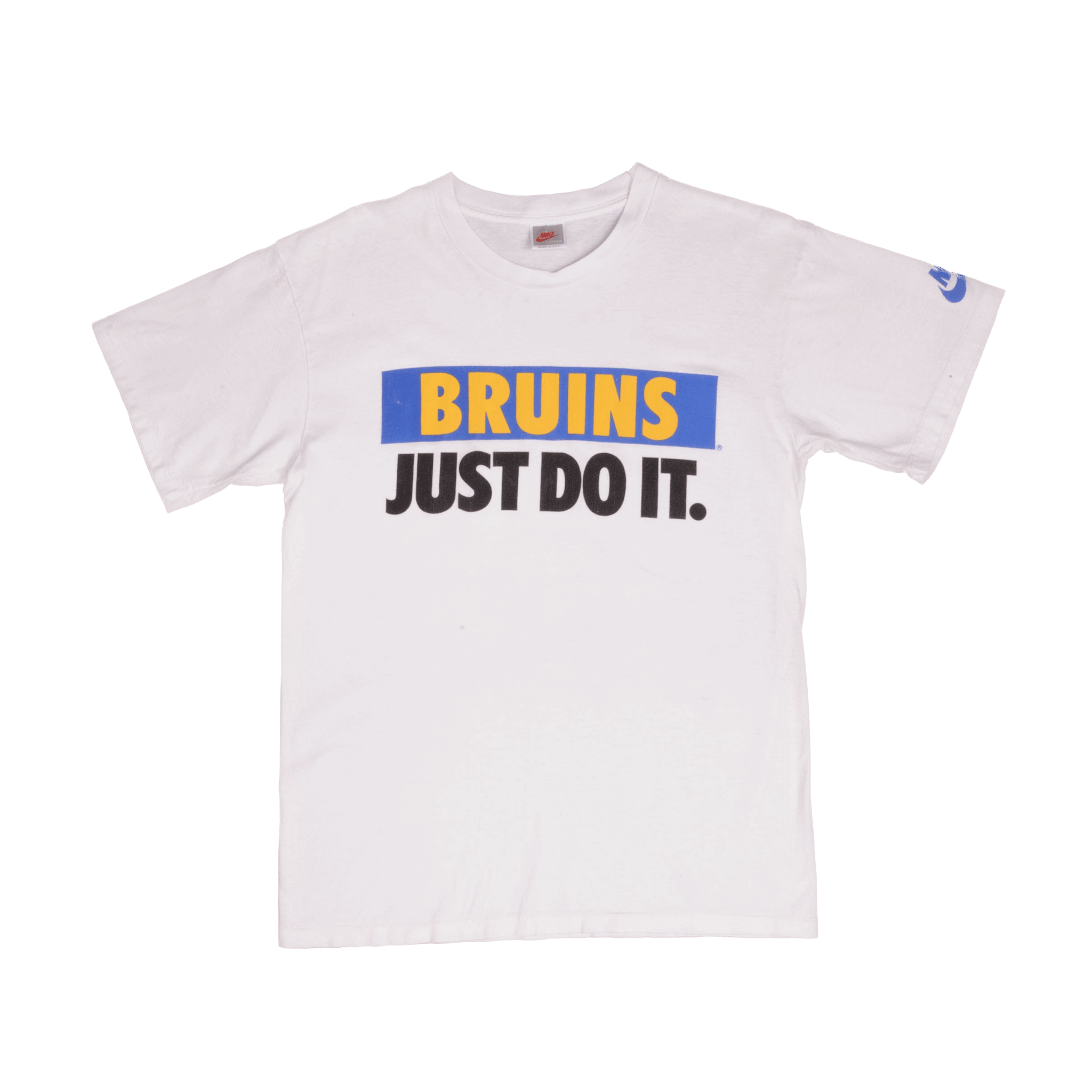 Vintage Nike UCLA Bruins Tee Shirt Size Medium Made In USA With Single Stitch Sleeves