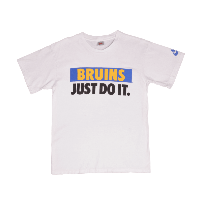 Vintage Nike UCLA Bruins Tee Shirt Size Medium Made In USA With Single Stitch Sleeves