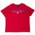 Vintage Ralph Lauren Polo Sport Red Tee Shirt 1990S Size XL With Single Stitch Sleeves