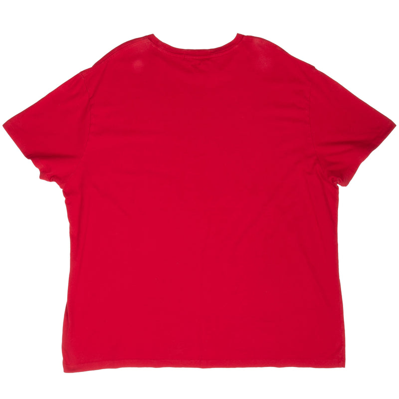 Vintage Ralph Lauren Polo Sport Red Tee Shirt 1990S Size XL With Single Stitch Sleeves