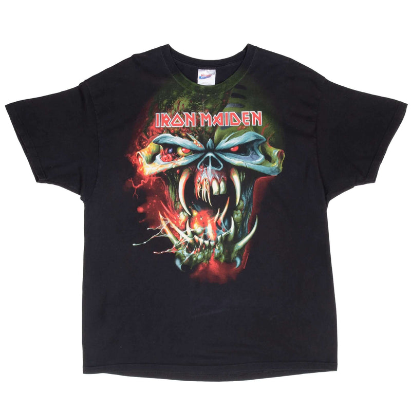 Vintage Iron Maiden The Final Frontier Tour 2010 Black Tee Shirt Size XL