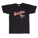Vintage Champion MLB Baltimore Orioles Tee Shirt 1988 Size Large Made In USA With Single Stitch Sleeves