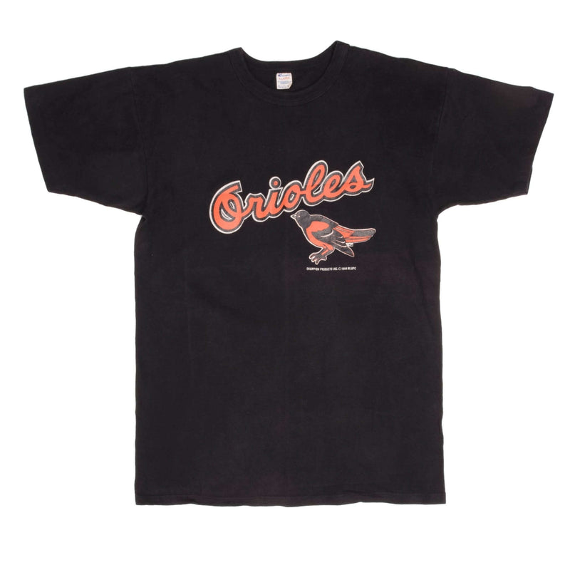 Vintage Champion MLB Baltimore Orioles Tee Shirt 1988 Size Large Made In USA With Single Stitch Sleeves
