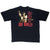 Vintage Bob Marley 1998 Black Tee Shirt Size XL With Single Stitch Sleeves