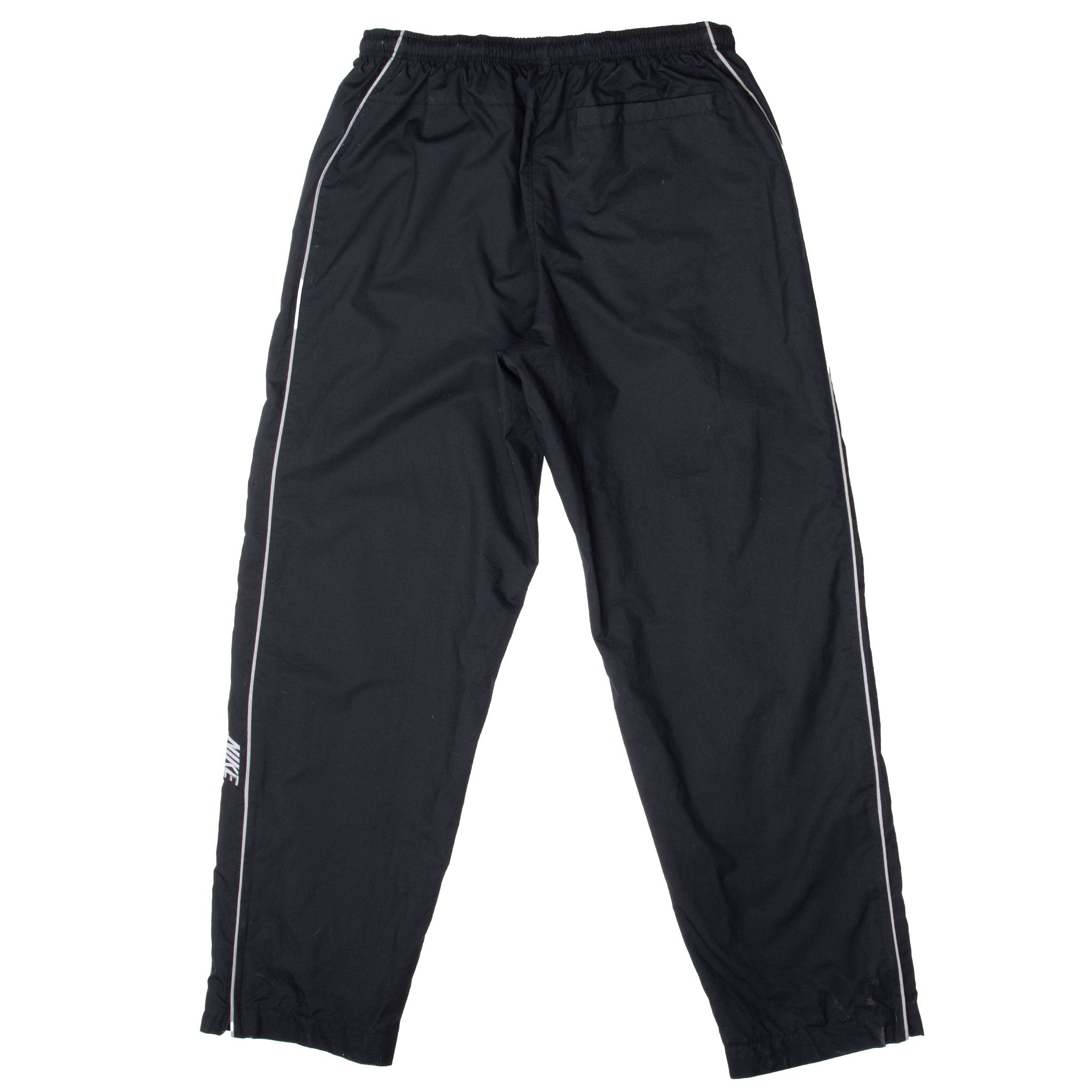 Vintage Nike Classic Swoosh Black Track Pants 2000S Size Xl