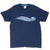 Vintage Nike Classic Swoosh Navy Blue Tee Shirt 2000S Size Medium