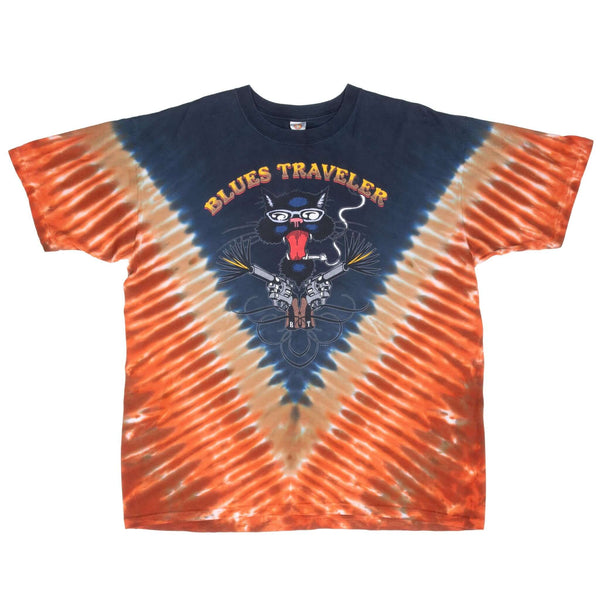 Vintage Blues Traveler 2005 Tie Dye Tee Shirt Size Large