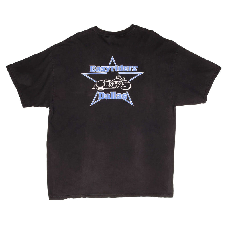 Vintage Black Easy Riders POW MIA Dallas Size 2XL 