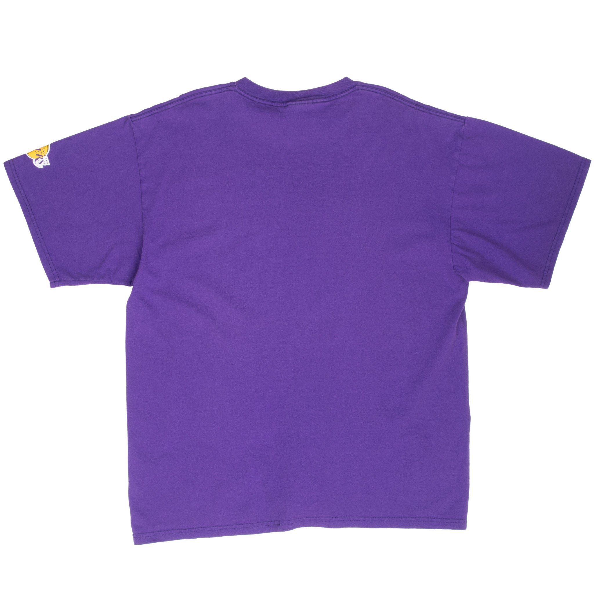 VINTAGE NIKE NBA LOS ANGELES LAKERS CENTER SWOOSH 1990S TEE SHIRT LARGE