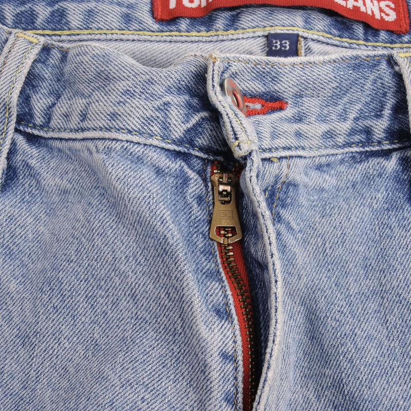 Vintage Tommy Hilfiger Jeans Denim Blue Shorts 1990S Size 33