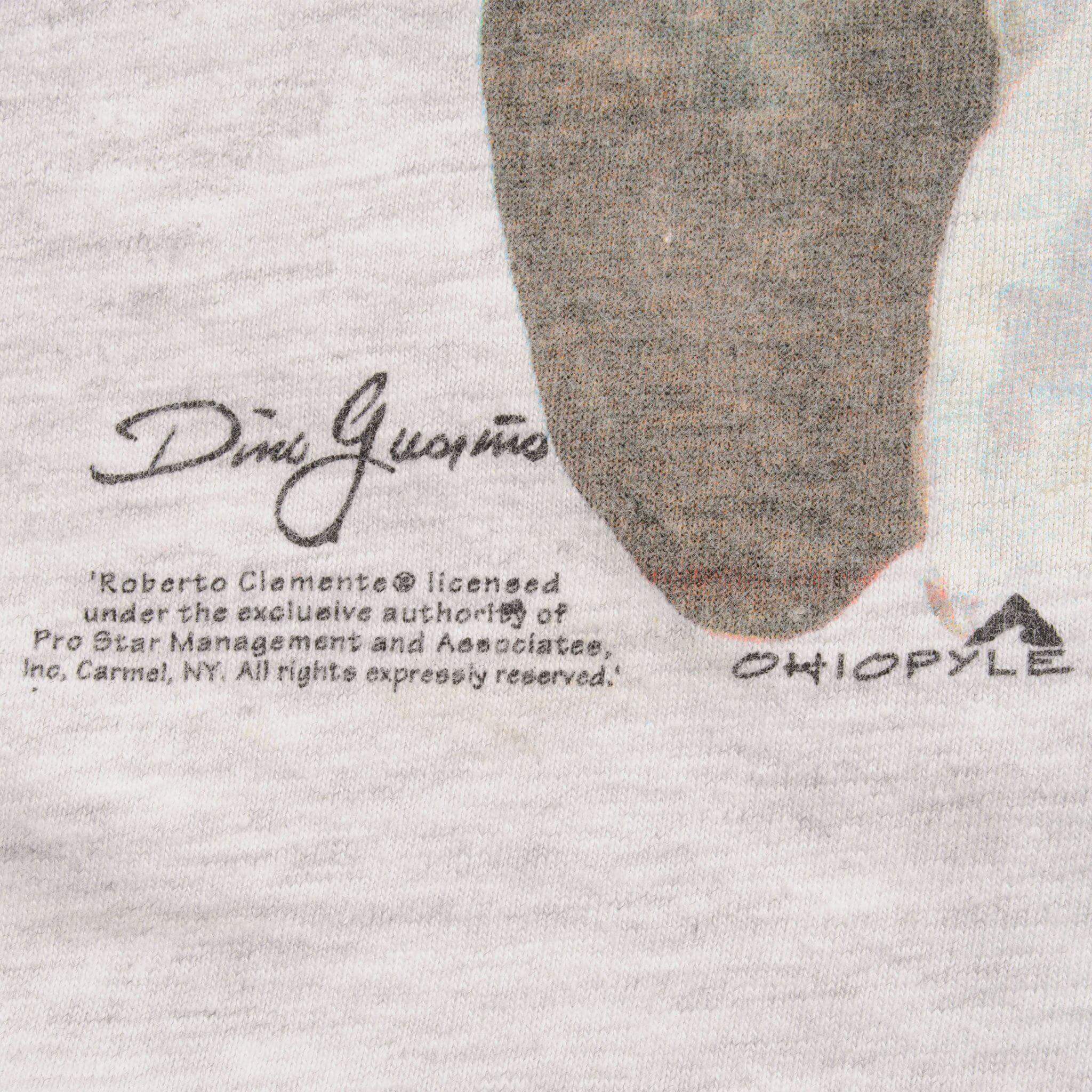 VINTAGE MLB ROBERTO CLEMENTE TEE SHIRT SIZE XL MADE IN USA