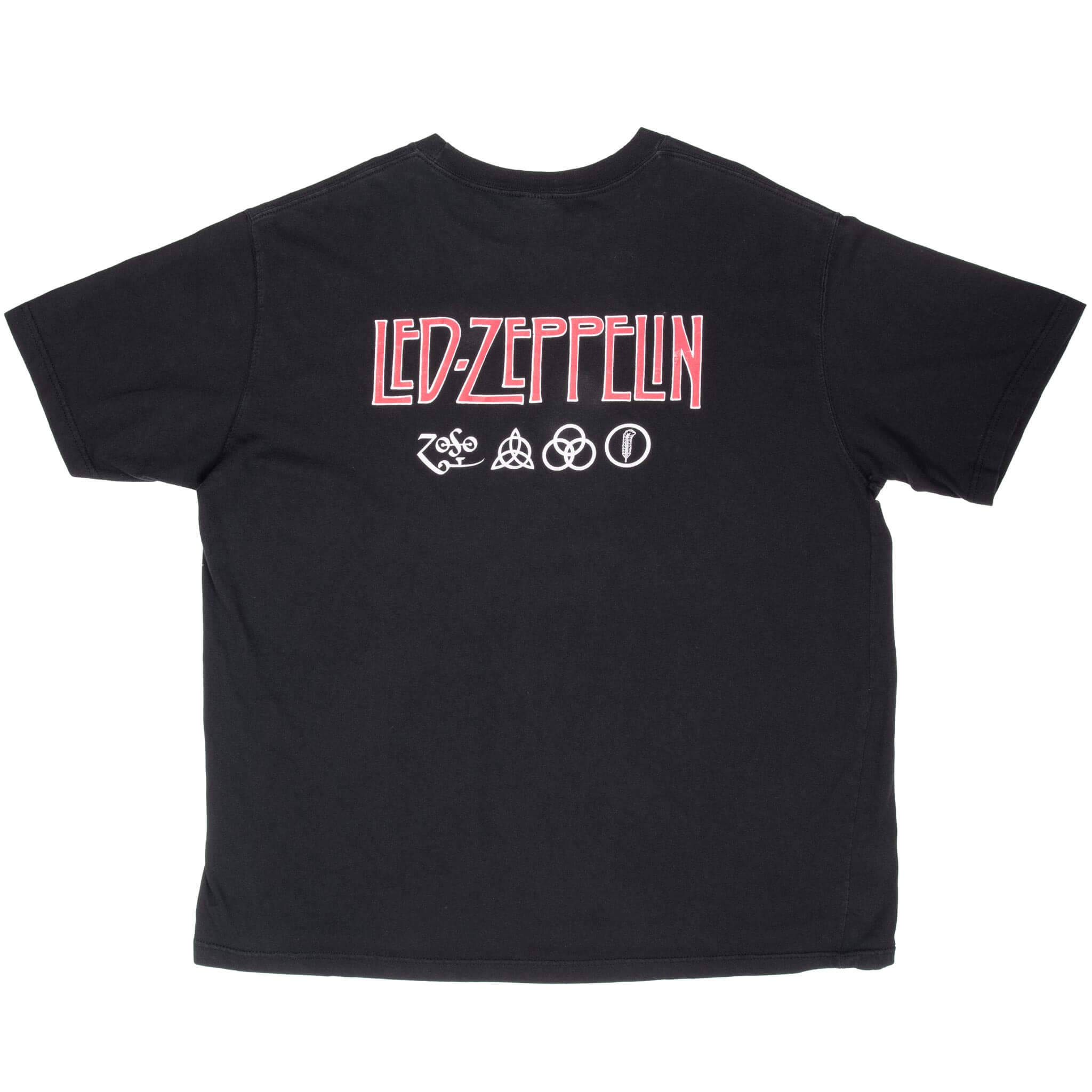 Vintage Led Zepplin 2001 Black Tee Shirt Size 2XL