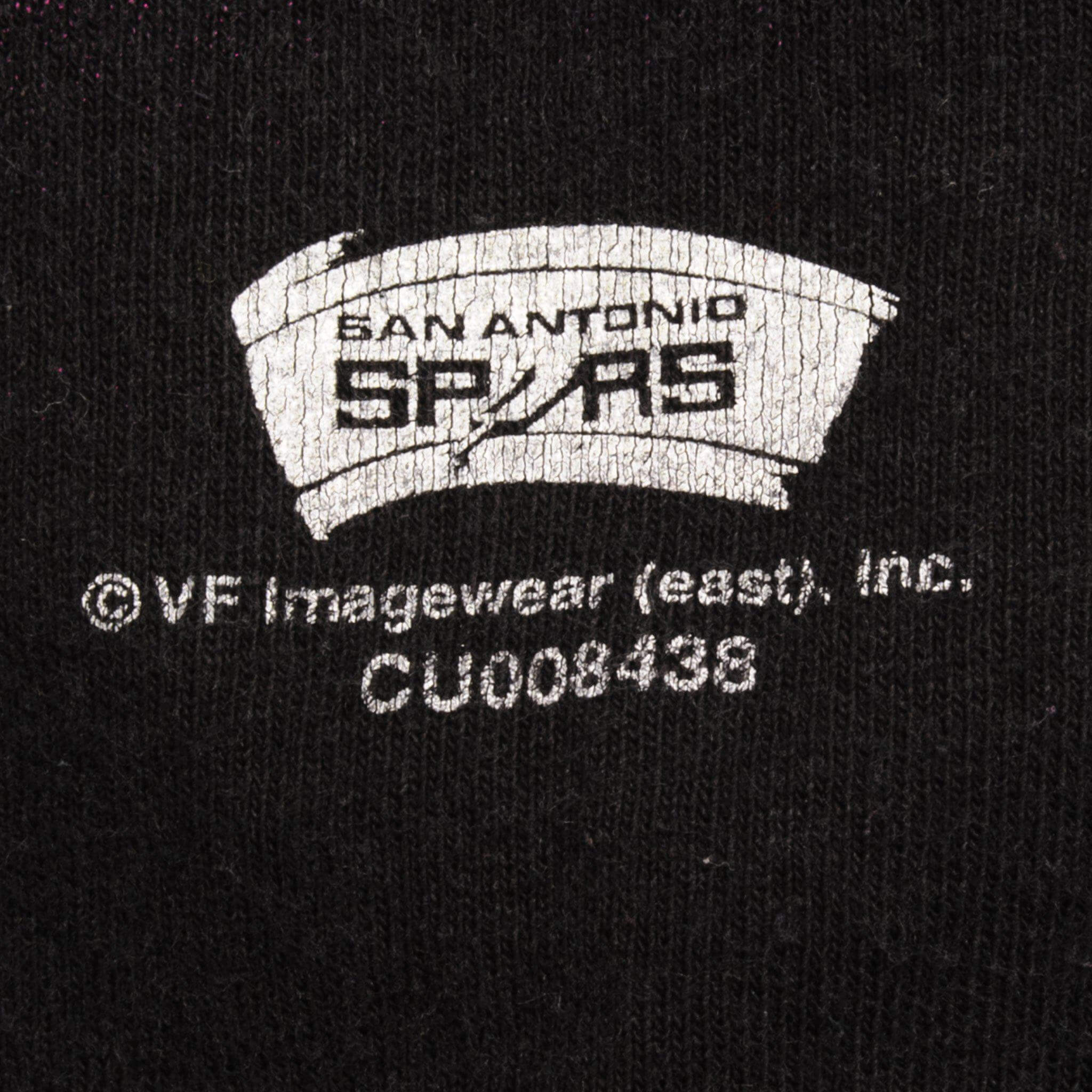 VINTAGE NBA SAN ANTONIO SPURS TIM DUNCAN TEE SHIRT SIZE LARGE MADE IN USA