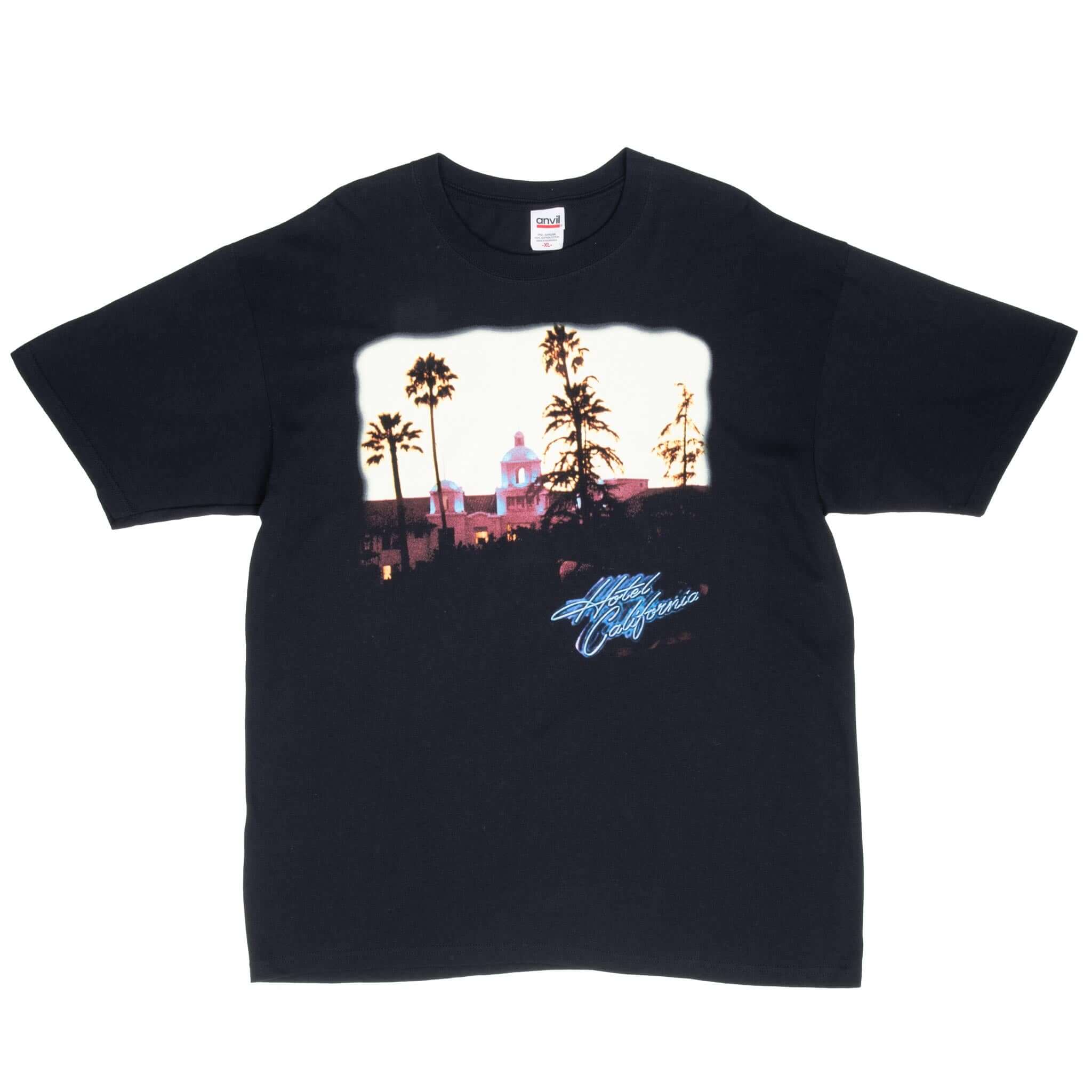 Vintage Eagles Hotel California Tour 2008 Black Tee Shirt Size XL