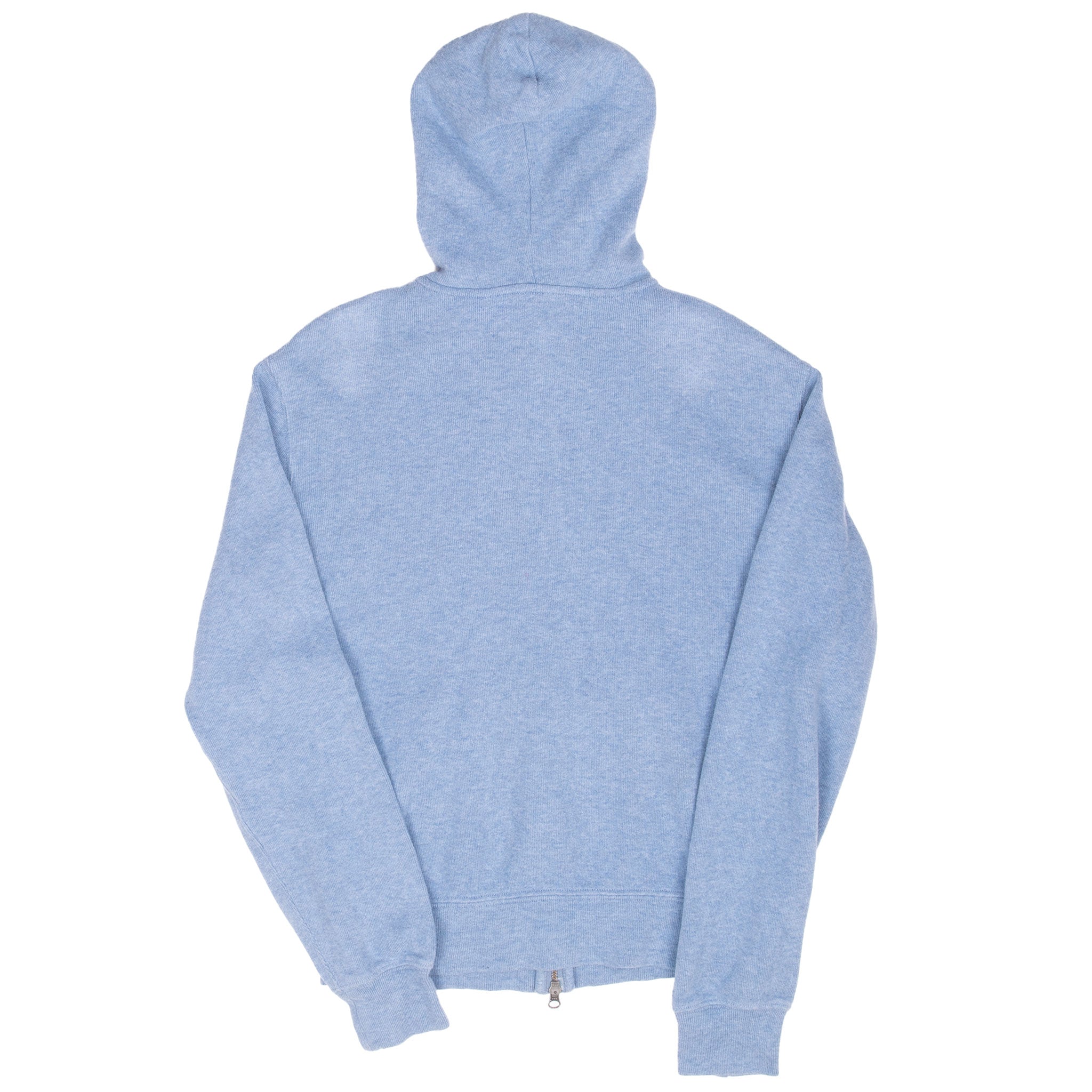 Vintage Ralph Lauren Zip up Blue Hoodie Sweatshirt Size Small 1990s