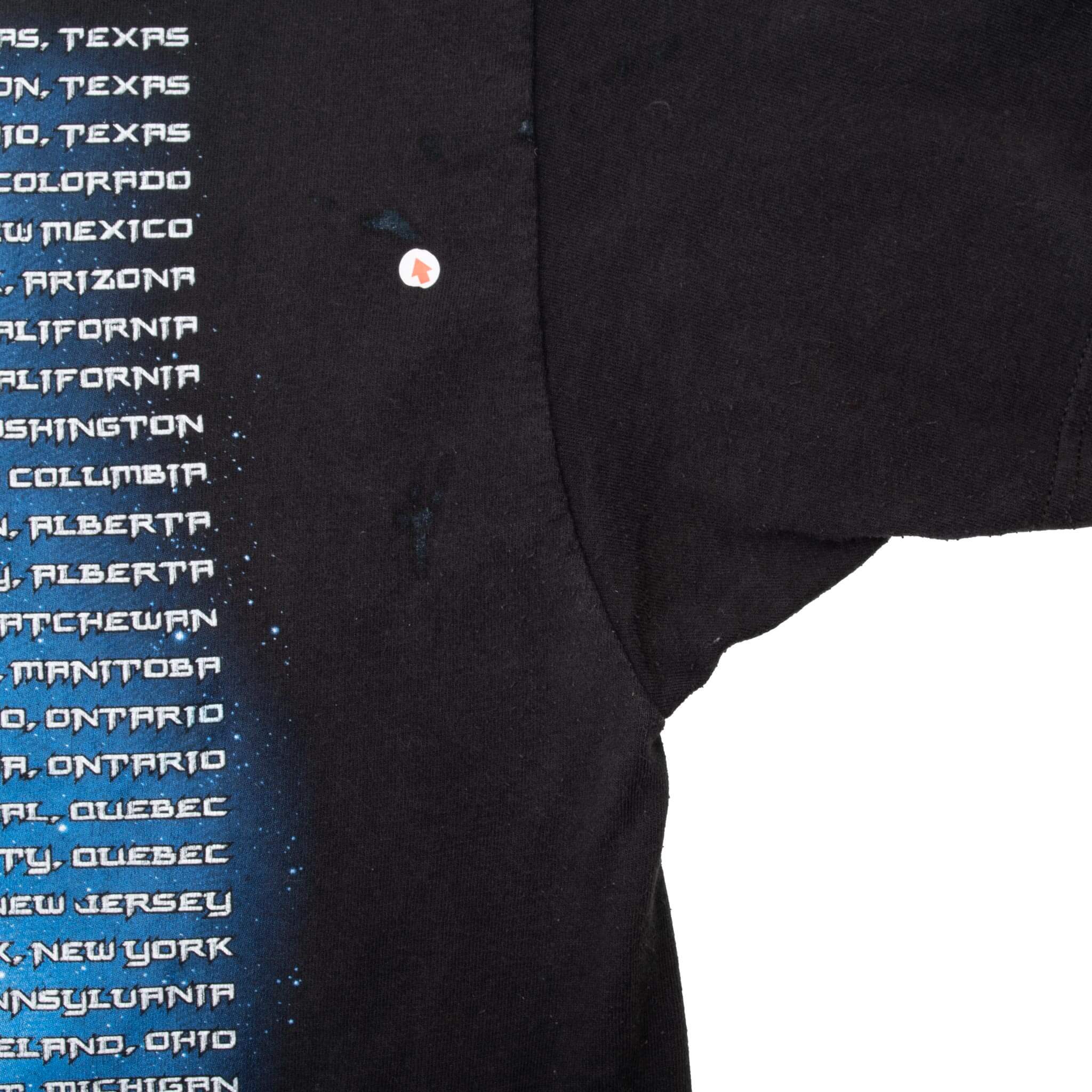 VINTAGE IRON MAIDEN THE FINAL FRONTIER TOUR 2010 TEE SHIRT XL