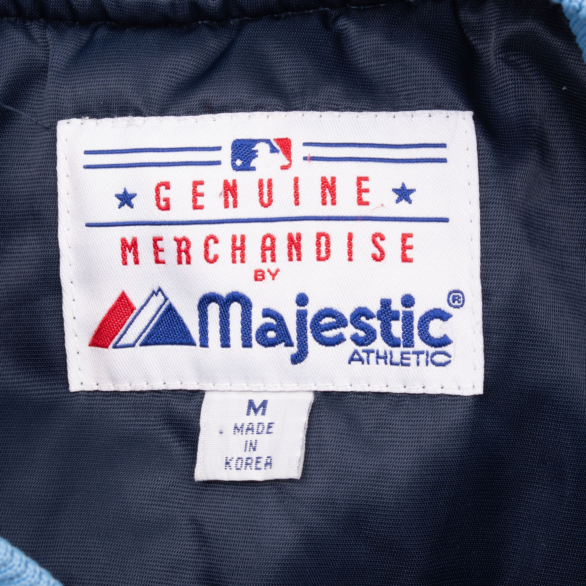 Vintage Mlb New York Yankees 1990S Majestic Bomber Satin Jacket Size Medium