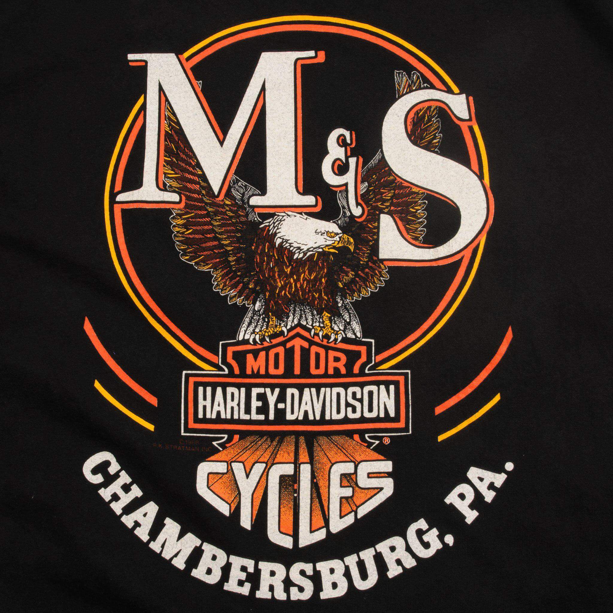 VINTAGE HARLEY DAVIDSON TEE SHIRT 1995 SIZE XL MADE IN USA