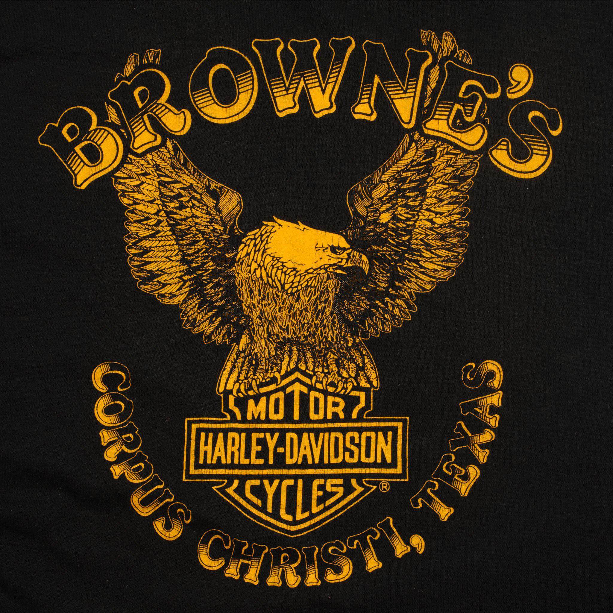 VINTAGE HARLEY DAVIDSON TEE SHIRT 1980S SIZE LARGE MADE IN USA