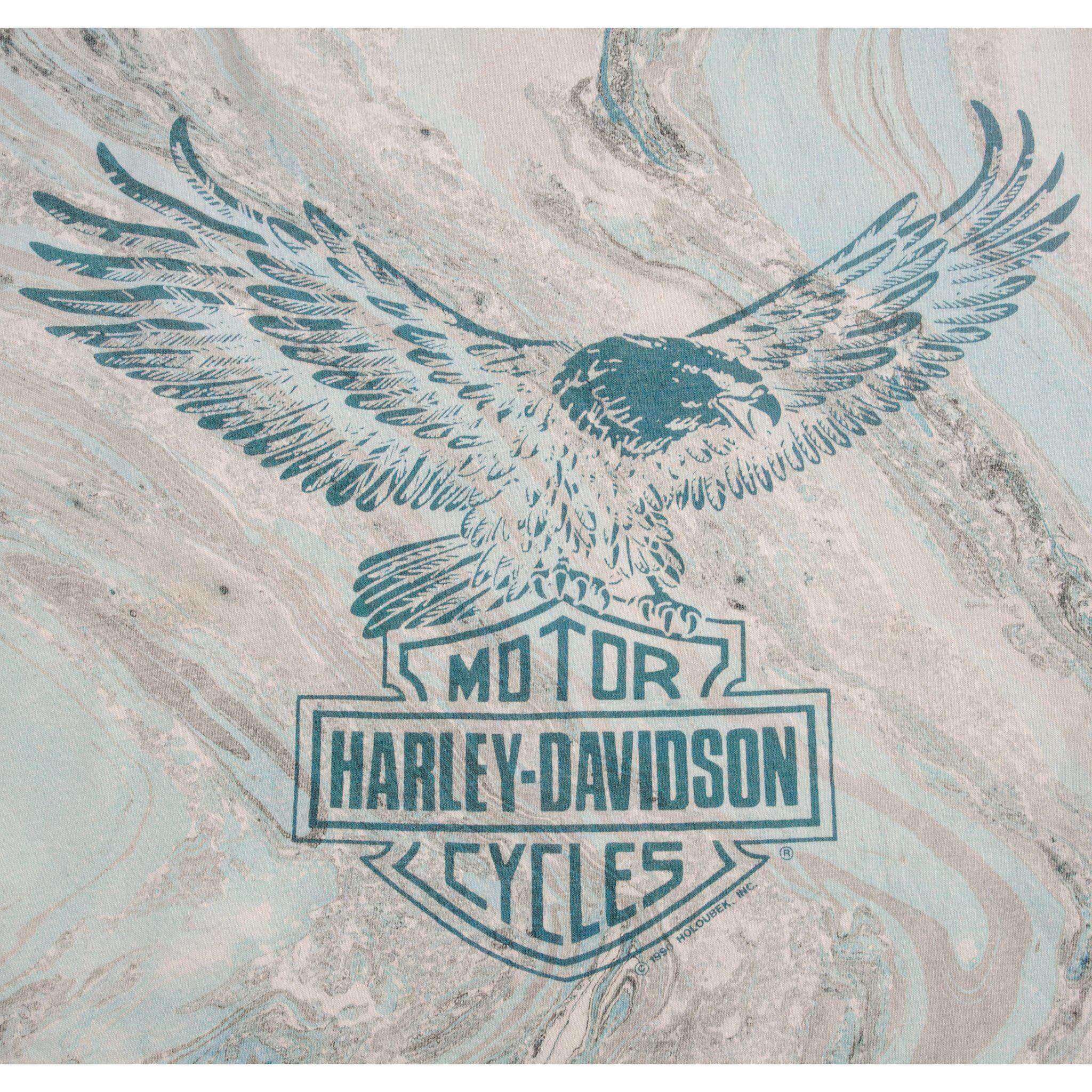 VINTAGE HARLEY DAVIDSON TEE SHIRT 1990 SIZE MEDIUM MADE IN USA