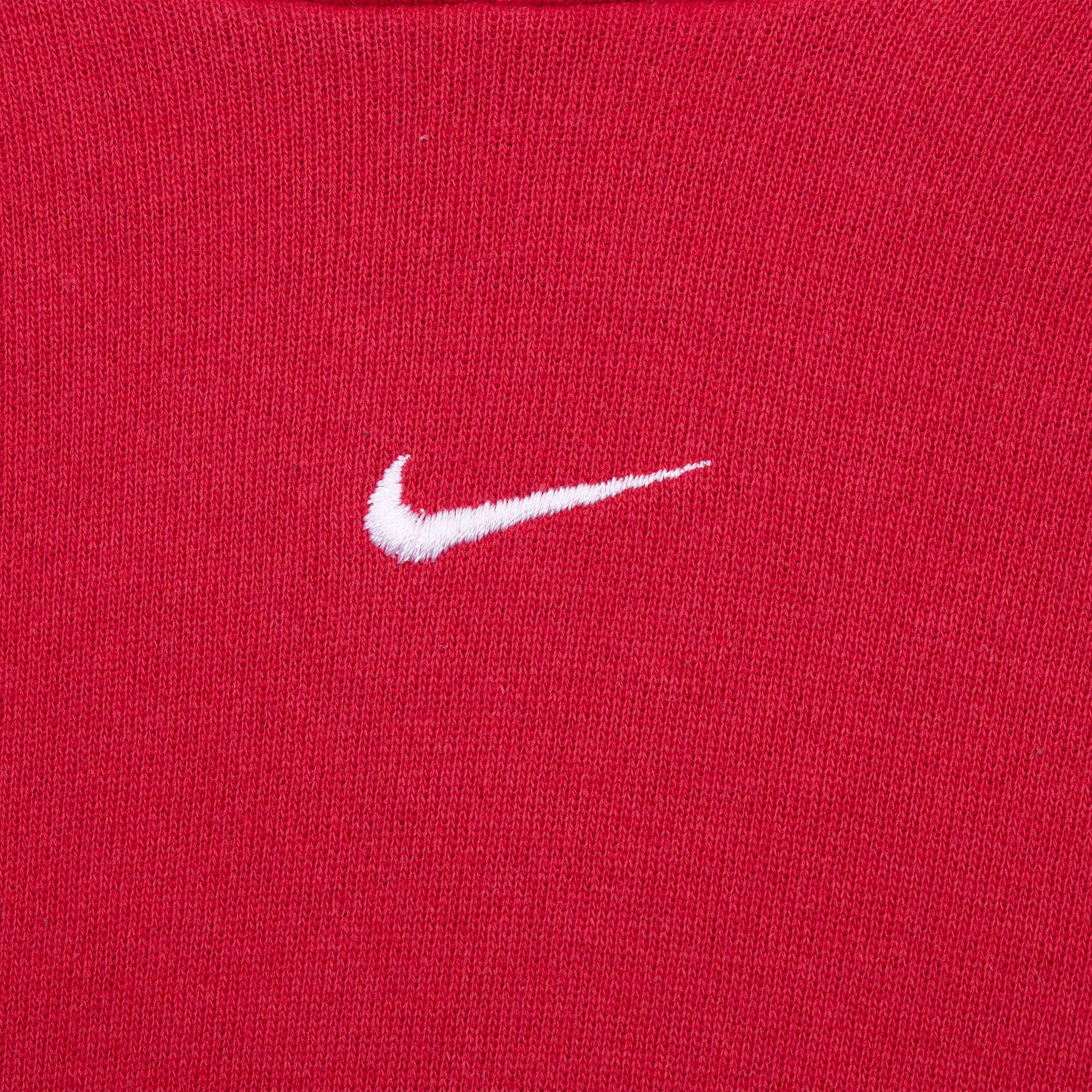 Vintage Nike Center Swoosh Red Travis Scott Hoodie 2000S Size XL