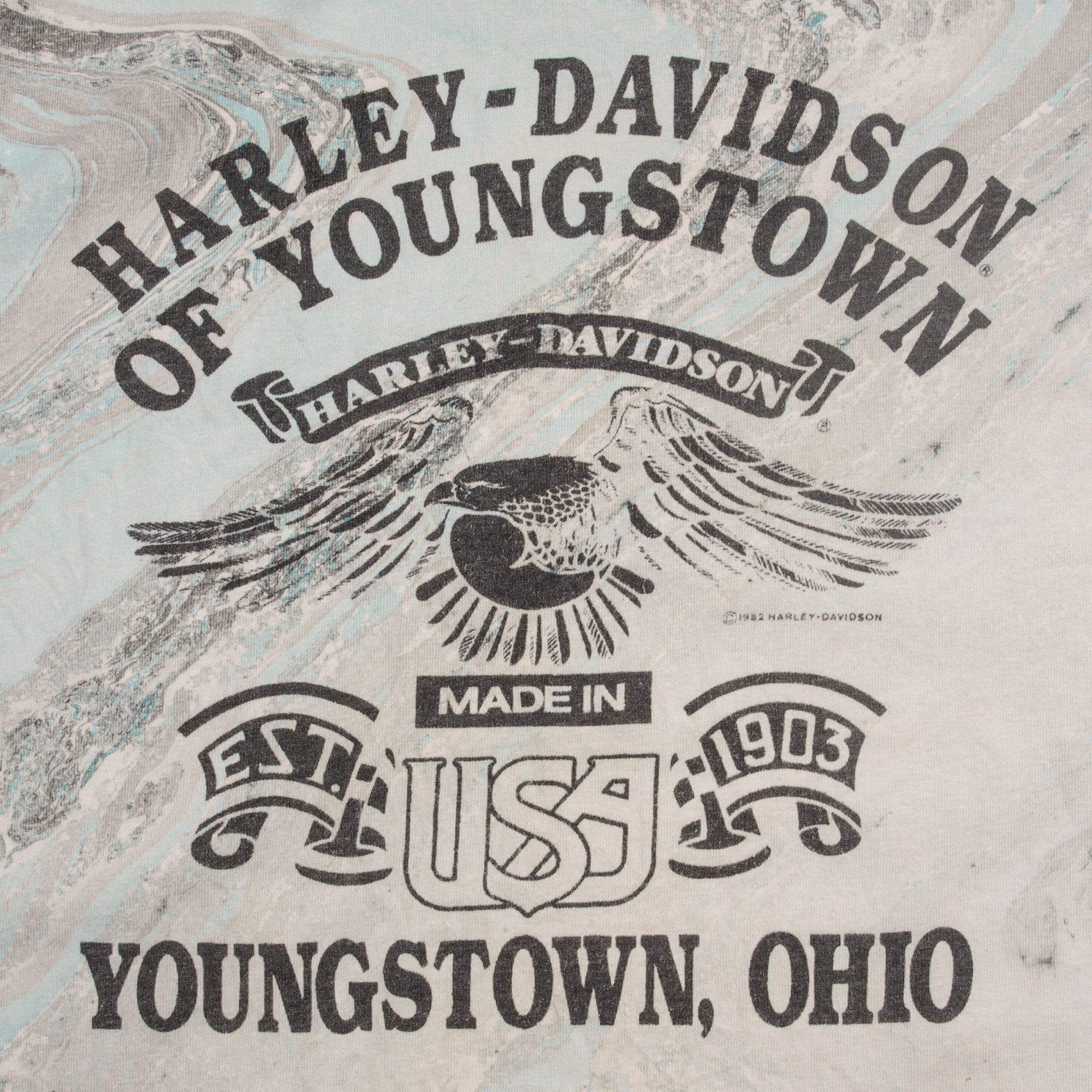 VINTAGE HARLEY DAVIDSON TEE SHIRT 1990 SIZE MEDIUM MADE IN USA