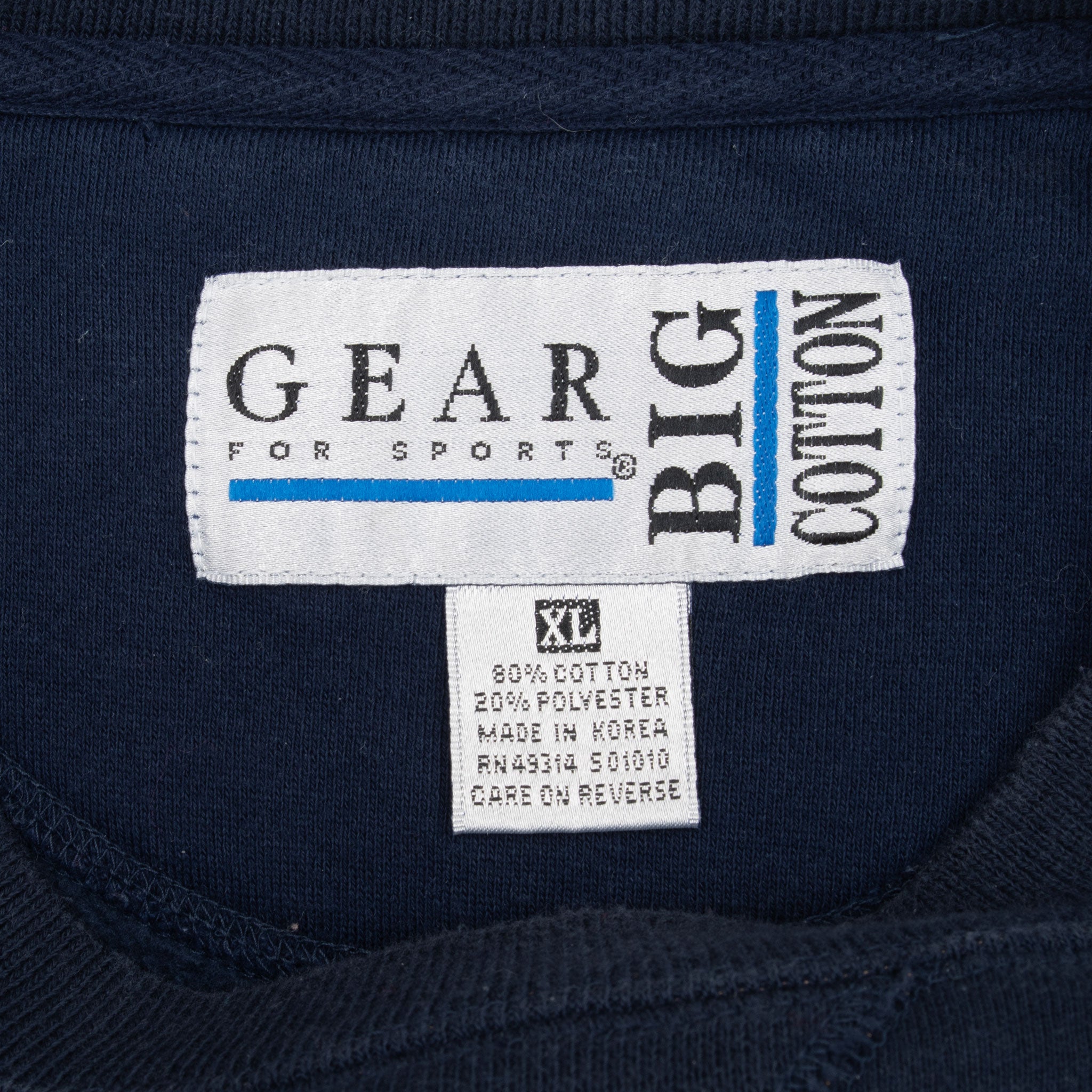 Vintage Ncaa University Of Oregon Navy Blue Sweatshirt 1990S Size XL