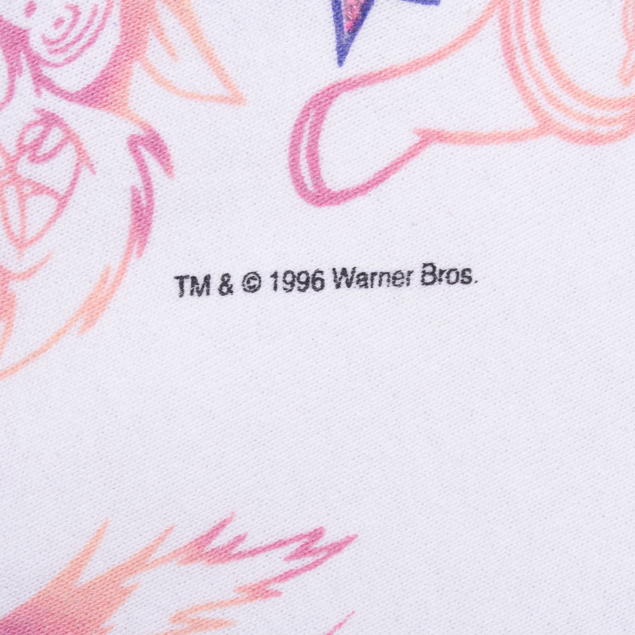 Vintage Looney Tunes Lola Bunny Space Jam Sweatshirt 1996 Size XL Made In Usa