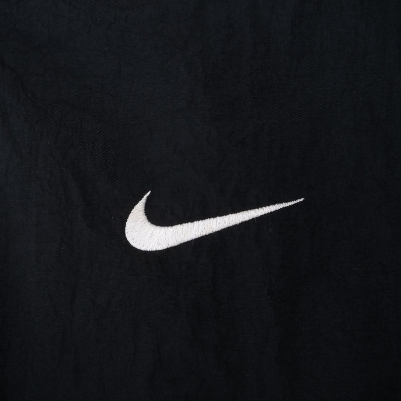 Vintage Nike Black Pullover Windbreaker Jacket 1990S Size XL