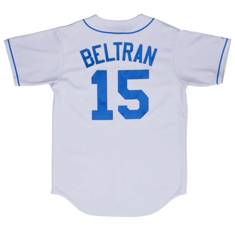 Vintage Mlb New York Mets Beltran #15 Majestic Jersey 2000S Medium Made In Usa