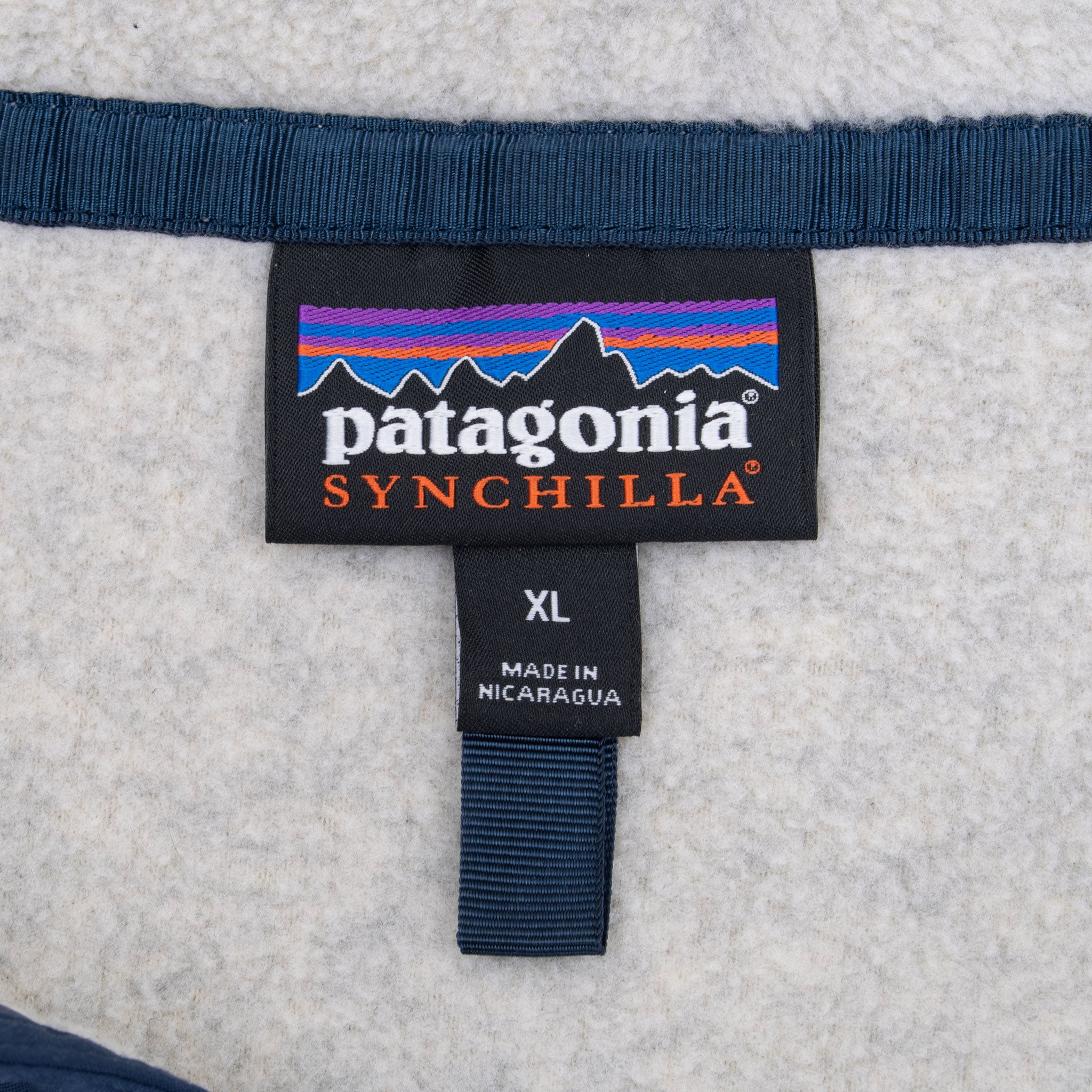 Vintage Patagonia Snap T Aztek Beige Pullover Fleece Jacket 2000S Size XL