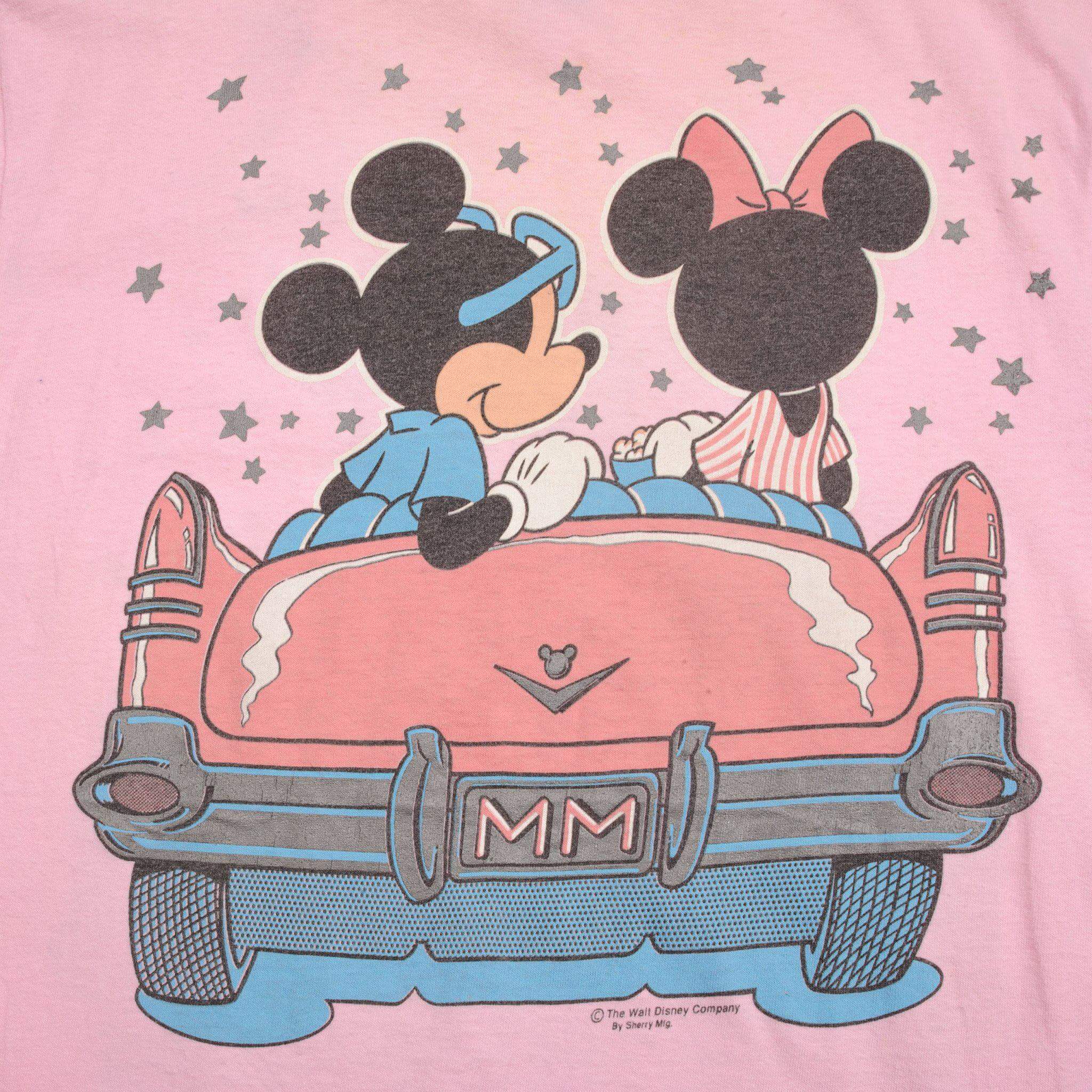 VINTAGE DISNEY MICKEY AND MINNIE TEE SHIRT SIZE MEDIUM