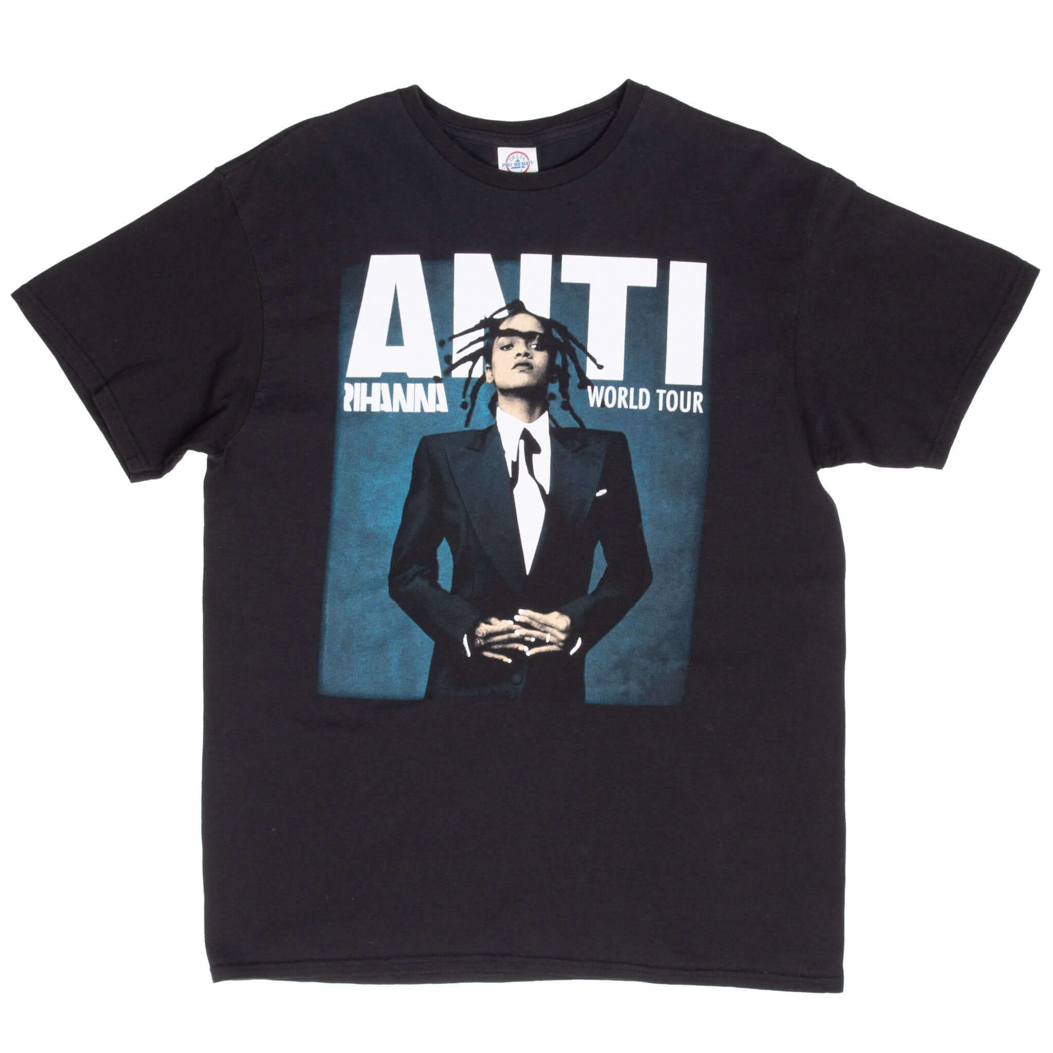 Vintage Rihanna Anti World 2016 Black Tee Shirt Size Large