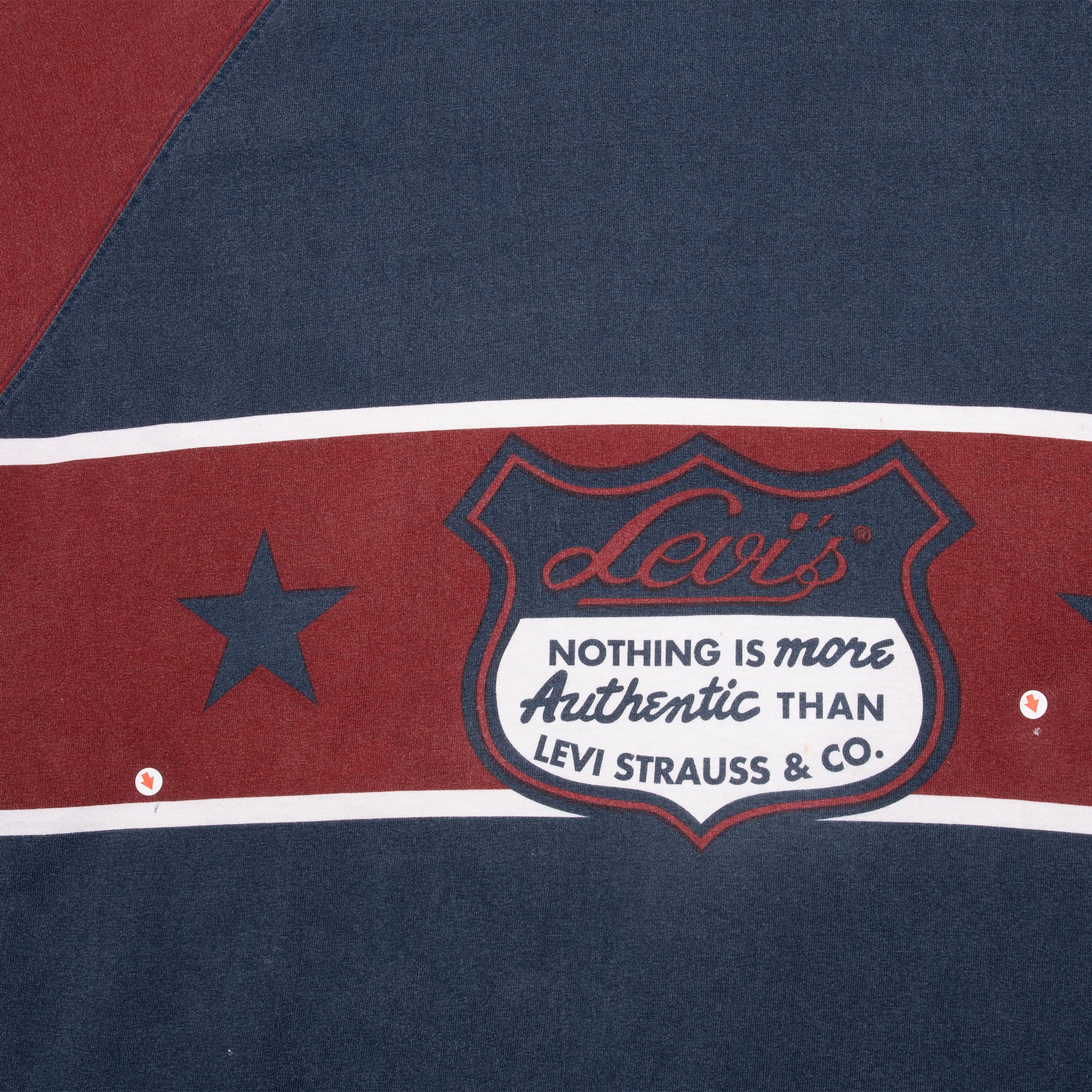 VINTAGE LEVIS STRAUSS & CO AUTHENTIC TEE SHIRT 1990S SIZE SMALL