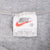 Vintage Nike Classic Swoosh Gray Tank Top Tee Shirt 1990S Size Medium Made In Usa