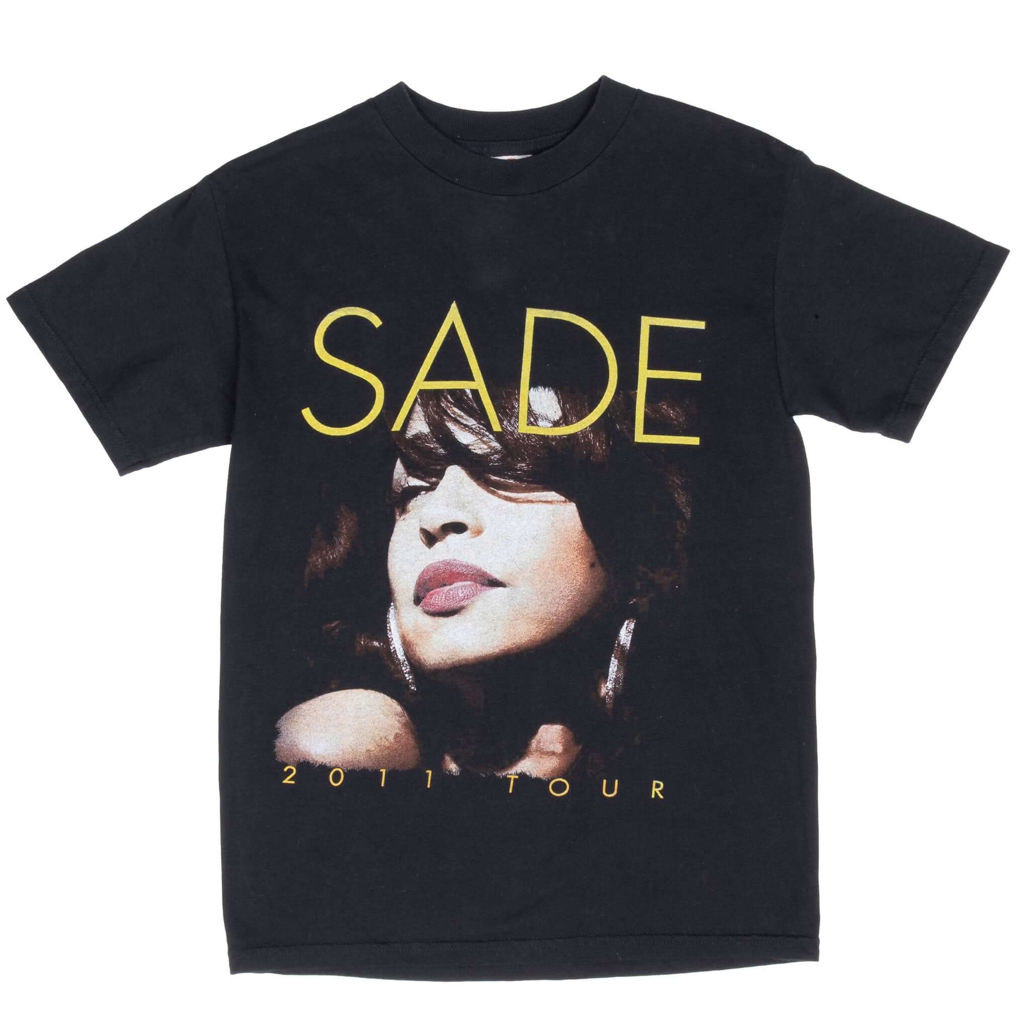 Vintage Sade 2011 Tour Black Tee Shirt Size Small