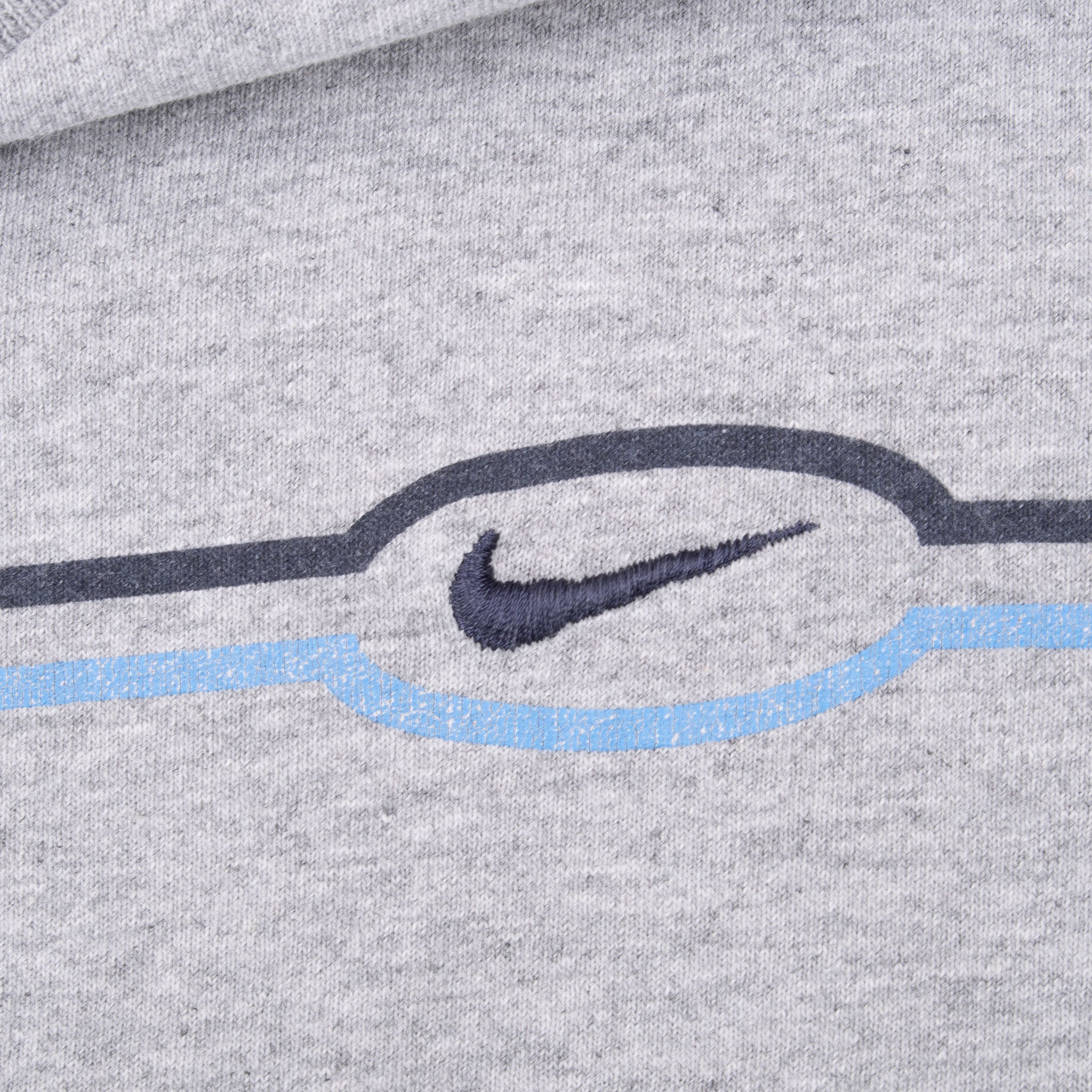 Vintage Nike Classic Swoosh Grey Tee Shirt 2000S Size Large