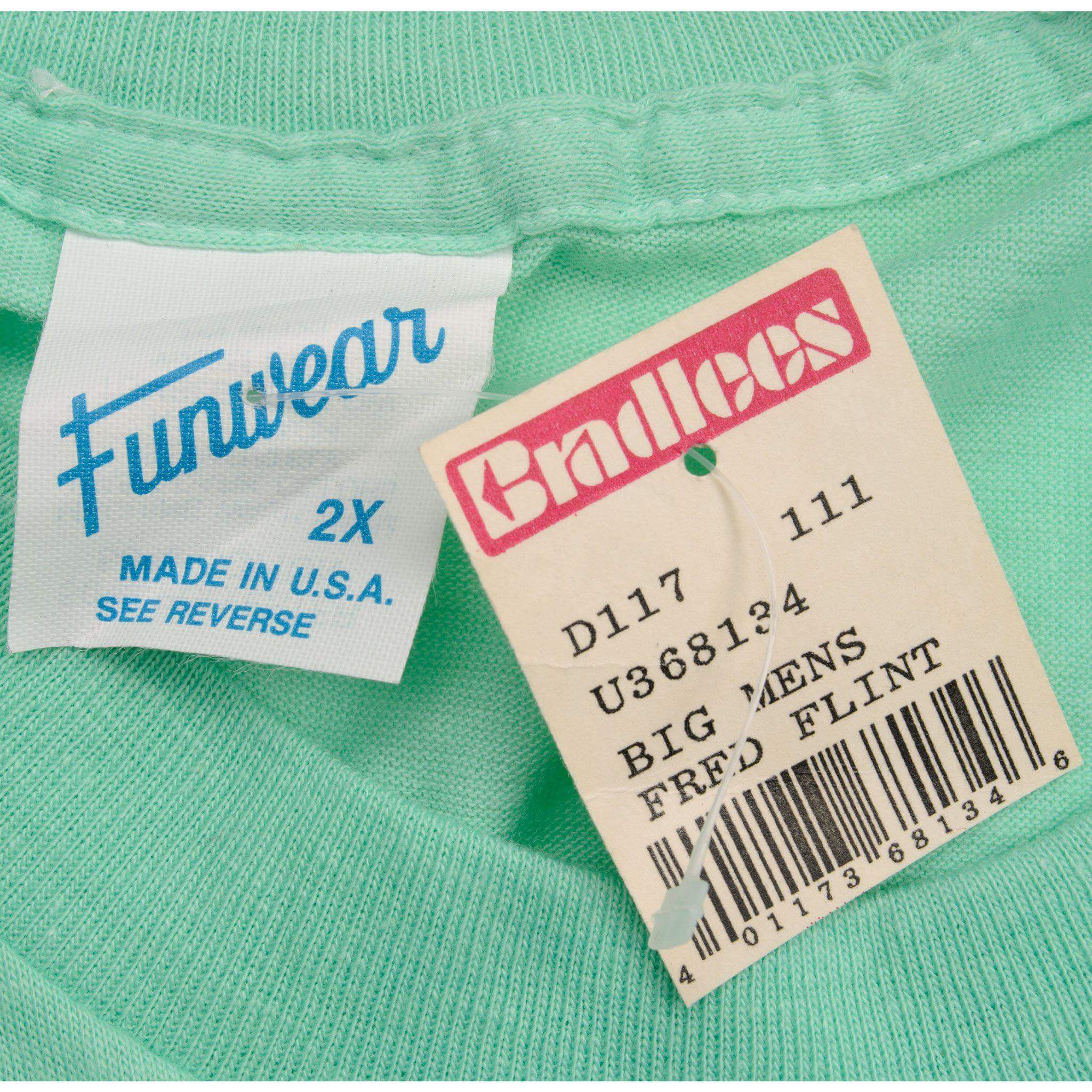 VINTAGE THE FLINTSTONES TEE SHIRT 1990 SIZE LARGE MADE IN USA DEADSTOCK