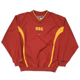 Vintage Nike USC Trojan Windbreaker Pullover Jacket 1990S Size Medium